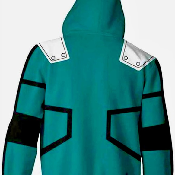 Hero Academia 3D Hoodie Sweatshirt, Drawstring Pullover Costume for Cosplay - Picture 2 of 4